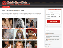 Tablet Screenshot of adult-classifieds.org
